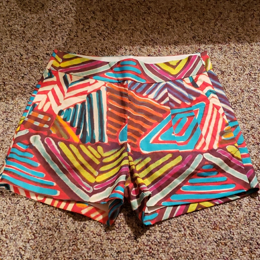 J Crew mult colored shorts